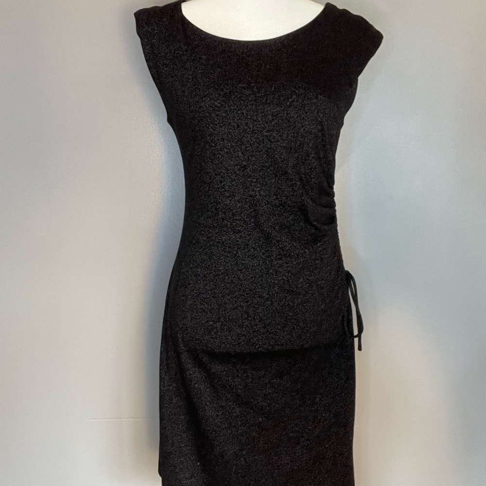 LOFT‎ Black Textured Dress